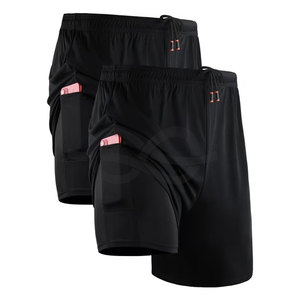Pantalones cortos deportivos de secado rápido para hombre de alto rendimiento para correr entrenamiento gimnasio entrenamientos logotipo personalizable absorbente de sudor ligero - Product Image 1