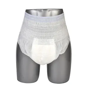 Cloth Nappy Pants For Adults Free Sample Unisex High Absorption Adult Pants Diaper Good Quality Adult Nappy With CE