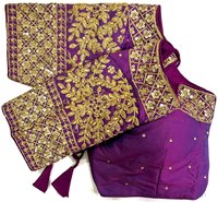 Belle blouse lourde avec travail de séquence, fil, travail Zari et travail à la main