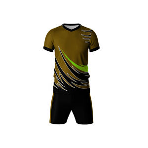 Ensemble uniforme de rugby unisexe direct d'usine ODM vêtements de sport respirants à manches courtes taille personnalisée fabriquée avec la technique de sublimation - Product Image 5