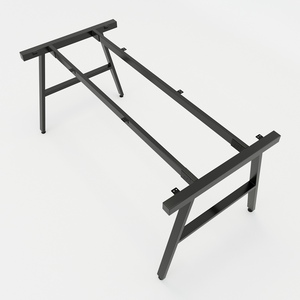 AConcept HCAC008 1600x800mm Steel <b>Table</b> Legs Assembly Required <b>for</b> <b>Computer</b> Desks - Product Image 2
