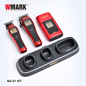 Kit de Barbería WMARK NG-X1 KIT Max 10000 RPM con Motor Vectorial 3 en 1, Cortadora de Pelo Profesional, Recortadora y Afeitadora con Estuche - Product Image 3