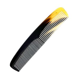 Peigne antistatique en corne de buffle de luxe fait à la main de qualité supérieure pour les soins capillaires naturels au format de poche avec logo personnalisé pour un usage domestique - Product Image 1