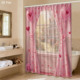 Custom Printed Shower Shower <b>Curtain</b> for Bathroom Waterproof Polyester <b>with</b> <b>Hooks</b> - Product Image 1