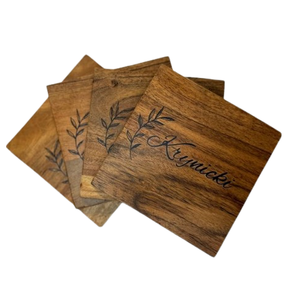 Posavasos de café y té de nogal para taza Natural de estilo clásico, accesorio de cocina, posavasos de madera, bebidas, café, té - Product Image 5