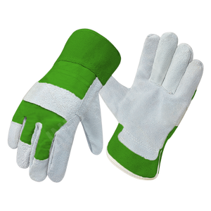 Guantes de trabajo de cuero dividido de piel de vaca de calidad superior, seguridad Industrial suave de larga duración para goma de soldadura canadiense Rigger - Product Image 5