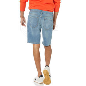 Pantalones cortos vaqueros informales para hombre superventas, transpirables de secado rápido de alta calidad con diseño de logotipo personalizable - Product Image 3