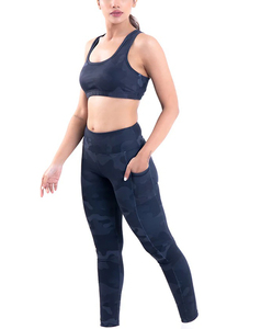 Short moulant taille haute femme taille élastique 100% polyester écologique respirant Fitness & Active-Wear motif solide - Product Image 4