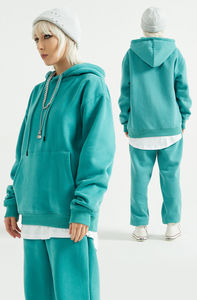 2025 impression personnalisée 100% coton biologique hiver polaire surdimensionné unisexe en gros usine Logo personnalisé sweat à capuche pour hommes - Product Image 4