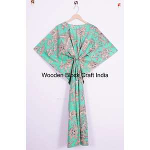 Cotton <b>Kaftan</b> <b>Indian</b> Floral <b>Kaftan</b> Long Caftan Dress for to Be Moms Beach Cover Up Sleepwear <b>Indian</b> <b>Kaftan</b> Maxi Dress - Product Image 5