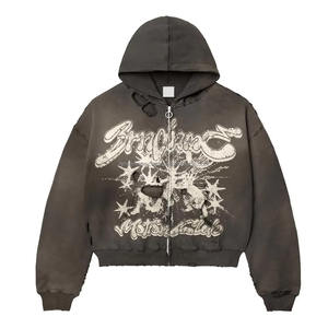 Sudadera personalizada de 400gsm, estilo clásico, ajuste moderno, precio al por mayor - Product Image 1