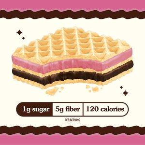 Rip <b>Van</b> Raspberry & Dark Chocolate Wafer Cookies - Healthy Snacks - 16 Count - Product Image 3