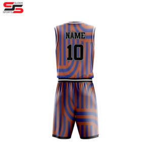 Uniforme de baloncesto para hombre de alta calidad, uniforme de baloncesto con logotipo personalizado, uniforme de baloncesto hecho a medida - Product Image 2