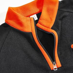 Ropa informal cómoda para hombre, sudadera con media cremallera, suave forro polar, jersey de invierno de algodón y poliéster, estampado personalizado, OEM, venta al por mayor - Product Image 5
