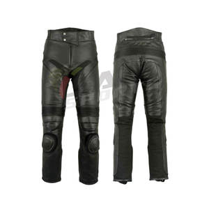 Personalizado de alta calidad impermeable transpirable PU Racing motocicleta pantalones de cuero para adultos impreso protectores de rodilla ropa deportiva - Product Image 2