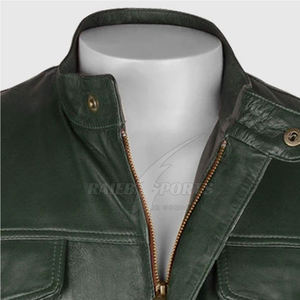 Chaleco de Cuero para Hombre, Nueva Edición de Alta Calidad, Casual, Transpirable, Diseño Personalizable, Ropa Exterior para Otoño - Product Image 2