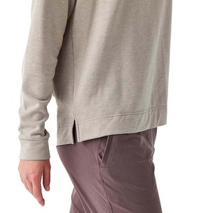 Sweatshirts pour femmes en coton à épaules tombantes Sweatshirt surdimensionné uni vierge personnalisé de haute qualité pour les femmes - Product Image 4