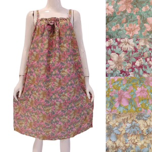 VENTE FLASH !! Robe de nuit d'été sexy pour femmes, sans manches, col carré, longueur genou, en rayonne non tissée, douce, taille élastique par Chrysanta - Product Image 1