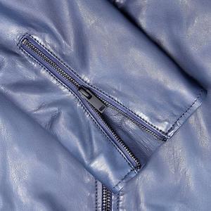 Veste à capuche pour hommes en cuir véritable confortable en cuir véritable extérieur grande taille bombardier fermeture éclair vestes de créateur - Product Image 4