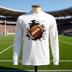 T-shirt promotionnel de football à manches longues Breaking Barriers pour joueurs et supporters - Product Image 3