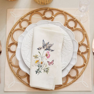 Top One napperon en rotin naturel tapis de Table rond assiette de chargeur en rotin parfait pour la table à manger mariage et décor - Product Image 2