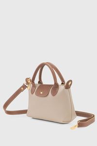 Bolso de hombro de lujo de cuero PU para mujer de marca famosa, bolsos personalizados de alta calidad con dos asas, cierre de cremallera, diseño portátil - Product Image 3