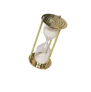Nueva Relojera de Arena de Latón Duradera, Relojera de Metal Elegante, Superventas en Amazon, para Decoración de Oficina, Biblioteca, Escuela, Mesa - Product Image 1