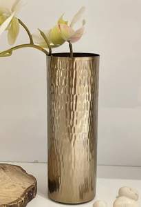 Modern Gold-Plated Metal <b>Flower</b> <b>Vase</b> Elegant Design for Event Table Decor Steel Toptable <b>Vase</b> <b>Small</b> MOQ Accepted - Product Image 6