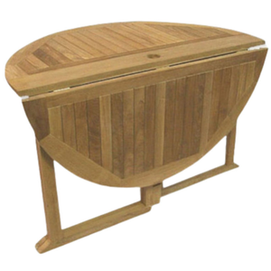 Table ronde pliante en vente chaude pour une utilisation en extérieur, style moderne en bois de teck pour restaurant ou café en plein air - Product Image 4