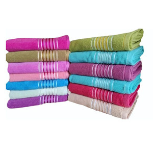 Toallas de baño para adultos Toallas de algodón de absorción rápida Toallas de baño de color - Product Image 6