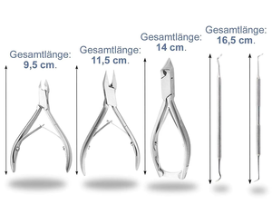 Kit d'outils de podologie en acier inoxydable, coupe-ongles robuste pour l'élimination des ongles incarnés PK - Product Image 1