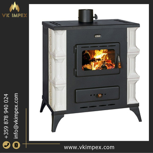 Calidad superior Diseño moderno Hoteles Villas Uso interior Independiente 3,2 Kg/h Consumo de combustible Chimenea de leña - Product Image 2