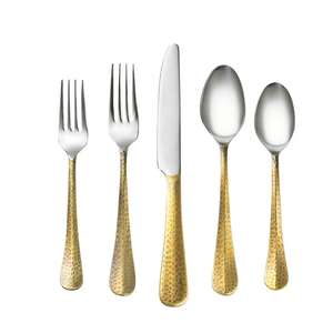 Hammered Brass Plated Stainless Steel <b>Soup</b> <b>Spoon</b> - Product Image 6