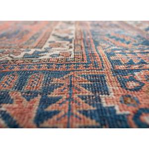 Aalam Hand Knotted Wool Rugs in <b>Red</b> & Orange Geometric Abstract Pattern for Home for Living Room Bedroom-Pae-5766 9x12 Rectangle - Product Image 3