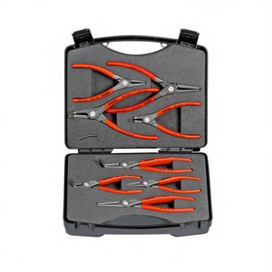 KNIPEX 8-Piece Precision Retaining Ring <b>Pliers</b> <b>Set</b> in Plastic Case 10-60 mm Tool Kit - Product Image 3