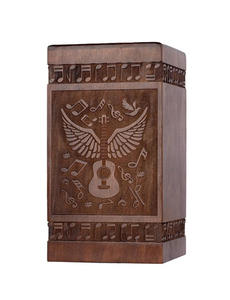 Urnas de cremación de madera modernas de Venta caliente, urnas decorativas para entierro funerario hechas a mano para hombre y mujer a bajo precio - Product Image 2