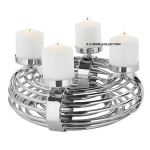 Candelabros Decorativos a Precios Económicos al por Mayor, con Logotipo Personalizable, Diseño Moderno de Fábrica India, Candelabros de Metal y Vidrio para Pascua - Product Image 6