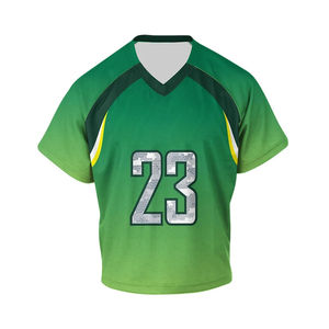 Camiseta de fútbol de entrenamiento de secado rápido para equipo, camiseta de Lacrosse con diseños retro, ropa de fútbol de sublimación barata al por mayor, novedad - Product Image 5