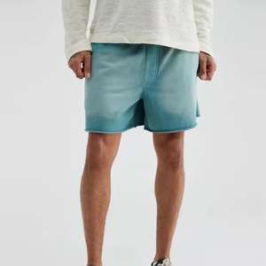 Pantalones cortos de gimnasio de verano para hombre a la moda con logotipo personalizado | Ropa de Fitness con cordón frontal de punto transpirable con estampado de lona - Product Image 6