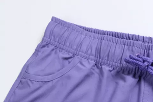 Medias informales de verano para mujer, pantalones cortos de motociclista de color liso de poliéster Spandex suave para uso diario - Product Image 3