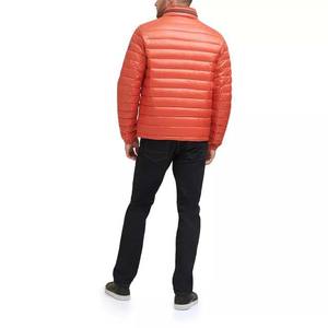 Respirant personnalisé matériel Logo hommes haute qualité bouffante veste homme Orange couleur haute rue Style Mans bouffant vestes 2024 - Product Image 5