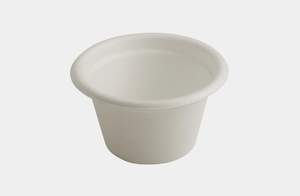 Cuencos desechables de bagazo de caña de azúcar compostables naturales ecológicos 100%, vajilla redonda desechable para celebraciones de bodas - Product Image 6