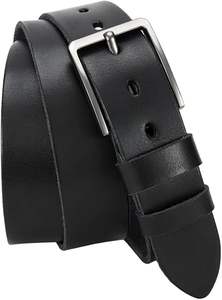 Proveedor de cinturones de cuero de caballo Cuero genuino de grano completo para hombres Cinturón de cuero con logotipo personalizado de una sola pieza al por mayor - Product Image 2