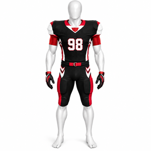 Best Selling Unisex American Football Uniform Custom Logo and Number Set Breathable American Football Uniform - Product Image 3