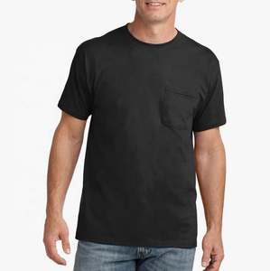 Camisetas de Bolsillo para Hombre, Corte Holgado, 100% Algodón, Camiseta de Bolsillo Unisex de Algodón - Product Image 6