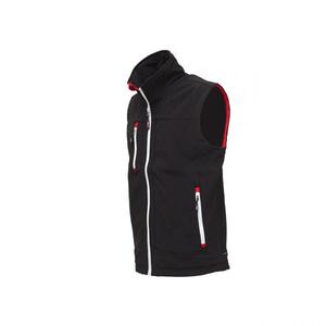 Gilet de travail U-POWER Climb Carbone noir avec motif grimpant - Product Image 3