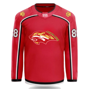 Conjunto de Jersey de hockey sobre hielo en blanco liso hecho a medida OEM diseño al por mayor para adultos desgaste de hockey sobre hielo - Product Image 1