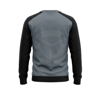 Sweat-shirt chaud pour homme en coton mélangé avec doublure épaisse, parfait pour l'entraînement en plein air et la mode hivernale. - Product Image 3