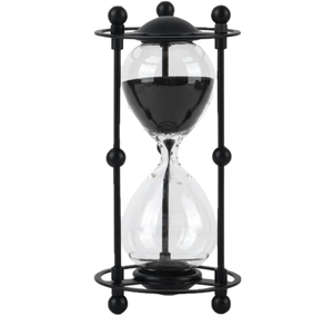 Handmade Glass and Metal <b>Hourglass</b> Sand <b>Timer</b> Decorative Desk Shelf Clock Gift - Product Image 5