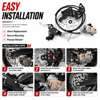Ensemble d'étrier de frein arrière renforcé JFG, frein à disque hydraulique complet, pièces de moto tout-terrain pour Talaria MX4 MX5 XXX